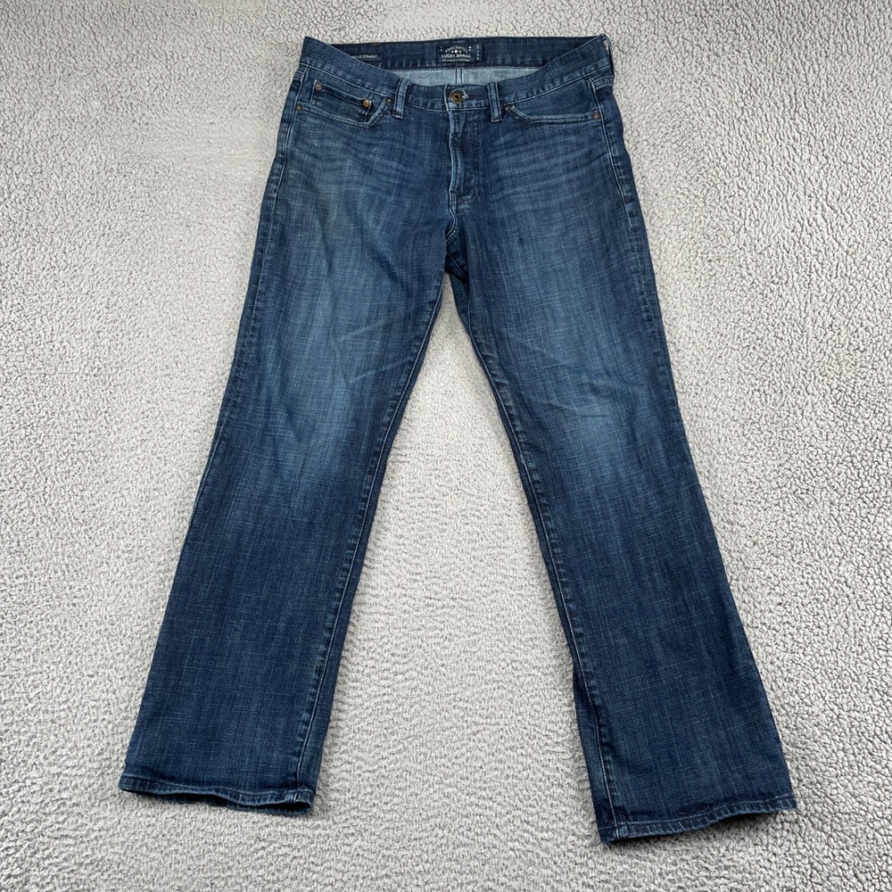 Lucky Brand Jeans Mens 33x30 Blue 361 Vintage Straight Denim Stretch Pants